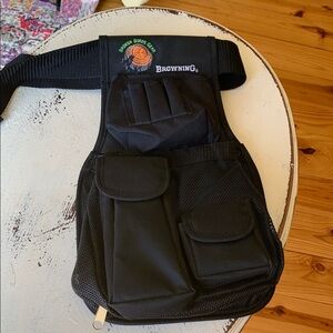 Browning Black Men's Canvas Shell Pouch for trap shooting